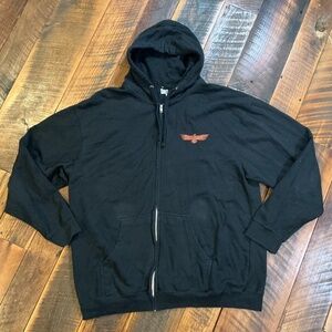 Chris Stapleton Concert Zip Hoodie Black 2XL Independent Trading Co